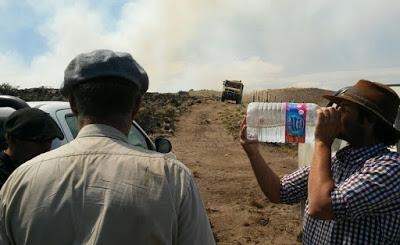 Incendio en Junín de los Andes (Fotos)