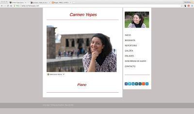 La web de Carmen Yepes