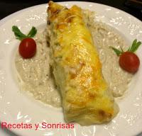 CREPS DE CHAMPIÑONES Y BEICON