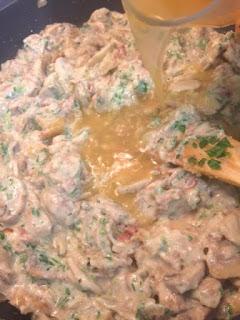 CREPS DE CHAMPIÑONES Y BEICON