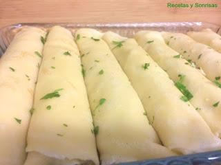 CREPS DE CHAMPIÑONES Y BEICON