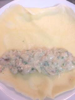 CREPS DE CHAMPIÑONES Y BEICON