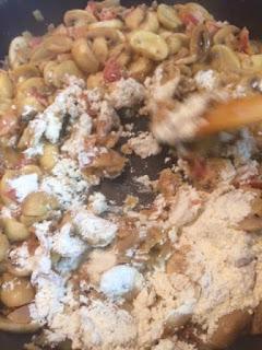 CREPS DE CHAMPIÑONES Y BEICON