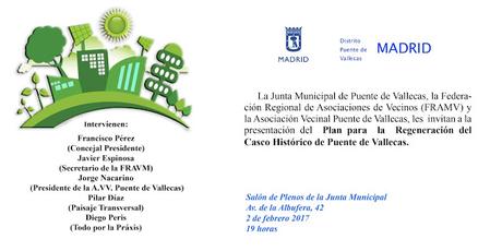 Puente de Vallecas presenta su Plan de Regeneración Integrada del Casco Histórico