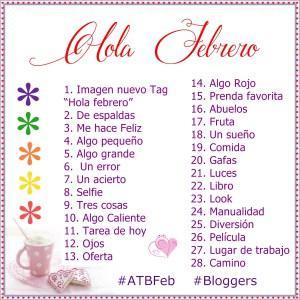 Pues si aquí esta: Nuevo tag #ATBFeb Bloggers