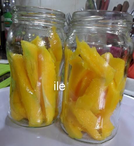 Pickles de mango con especias