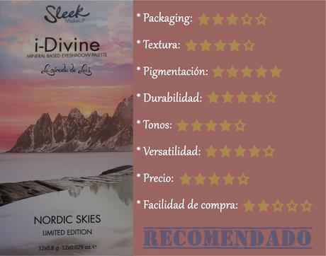 SLEEK, paleta i-Divine, Nordic Skies