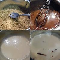 Tarta de chocolate queso y caramelo salado