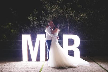 letras luminosas boda www.bodasdecuento.com