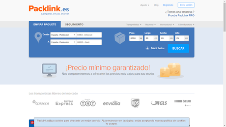 Envía tus paquetes al mejor precio con el único comparador de envíos de paquetería al mejor precio garantizado.