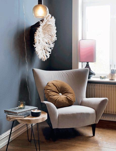 Un toque dramático y oscuro paredes oscuras como decorarlas