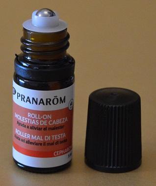 Roll-on “Molestias de Cabeza” de PRANARÔM – para aliviar el dolor de cabeza de forma natural