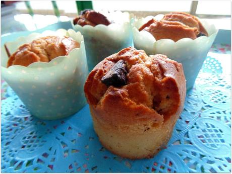 Muffins de naranja y chocolate