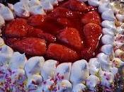 Tarta fresas nata Valentín