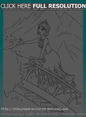 dibujos de frozen para colorear en linea