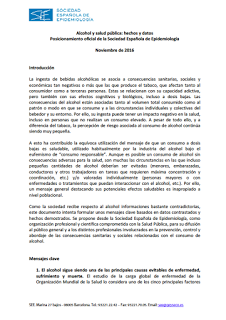 ¿Alcohol o no alcohol? Esa es la cuestión ¿Alcohol o no alcohol? Esa es la cuestión