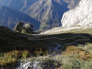 Aciera-Caranga Baxu-La Portillona Morneo-La Canal Pedroso-La Veiga Forcada-El Mantiegu-La Canal del Visu