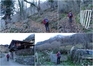 Aciera-Caranga Baxu-La Portillona Morneo-La Canal Pedroso-La Veiga Forcada-El Mantiegu-La Canal del Visu