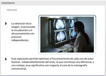 EL MAMÓGRAFO. El proceso de obtención de la imagen.