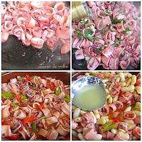 Calamares con fabas de Lourenzá