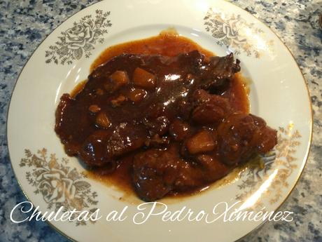 Chuletas de Aguja al Pedro Ximénez