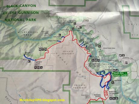 Parque Nacional Cañón Negro del Gunnison y Monumento Nacional Colorado  (Viaje por el Noroeste de los EEUU X)