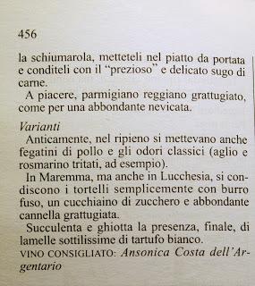 TORTELLI ALLA MAREMMANA - RETO SALADO CRI: TOSCANA