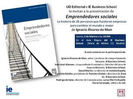 Emprendedores sociales y compañía: crónica muy personal de una presentación. Emprendedores sociales y compañía: crónica muy personal de una presentación.
