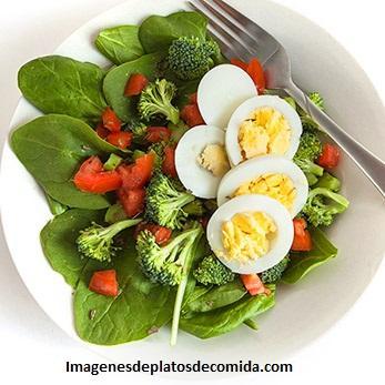 imágenes de platos de comida saludables verduras