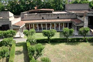 Villa rústica típica de los romanos, cercana a Pompeya.