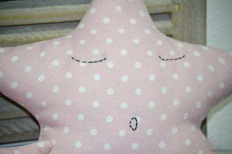 ESTRELLITAS Y NUBE EN ROSA CON TOPITOS. #PROYECTOS EL BLOG DE JESS, SHOP.