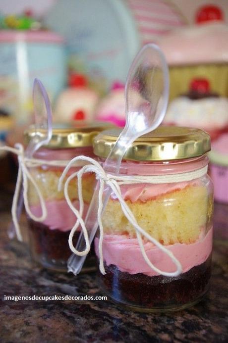 ideas para hacer bases para cupcakes vaso