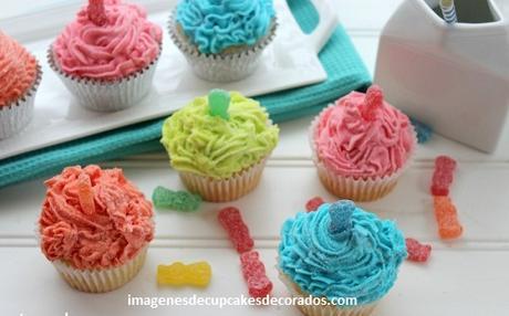 recetas faciles de cupcakes para niños gomitas