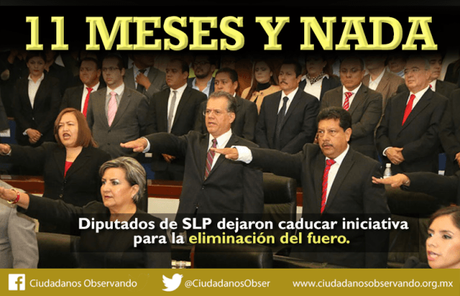 Diputados se hacen tontos con la iniciativa de quitar el fuero
