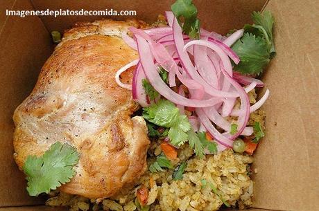 fotos de platos de comida criolla arroz