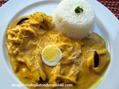 fotos de platos de comida criolla gallina