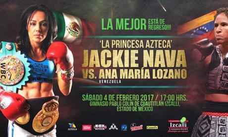 Jackie “La Princesa Azteca” Nava vs Ana María “Manal” Lozano en Vivo – Sábado 4 de Febrero del 2017