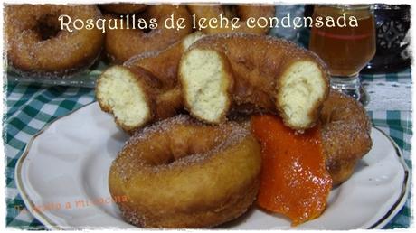 Rosquillas de leche condensada