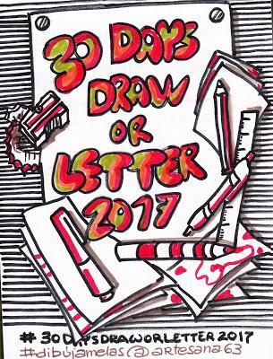 #30 Days draw or letter  Dibujando con tipografías ¡Reto conseguido!