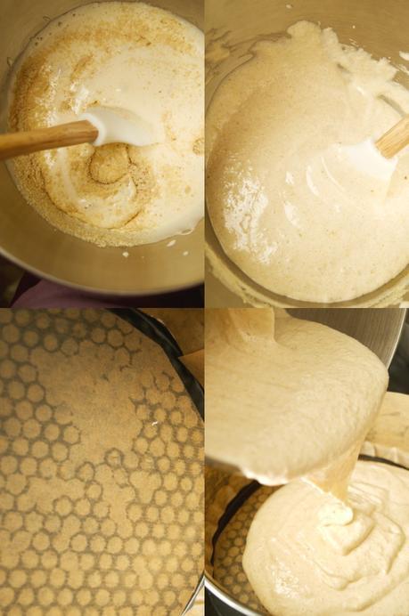 Tarta de Santiago, una chispa de color a la receta tradicional de Ferrán Adriá