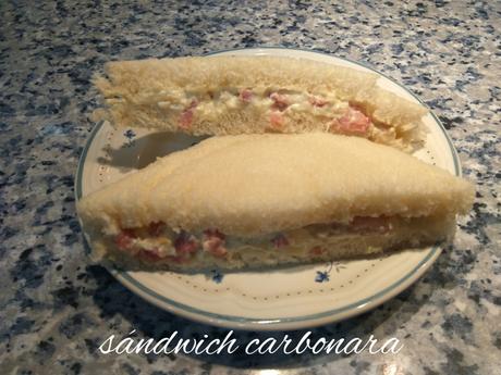 Sándwich Carbonara Rodilla