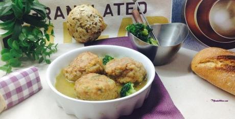 Albóndigas rellenas de brócoli y verduras