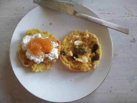 Scones de azafrán