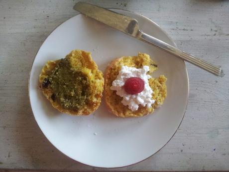 Scones de azafrán Scones de azafrán