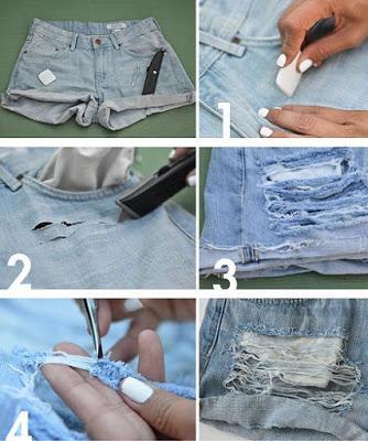 Reciclar short de jean