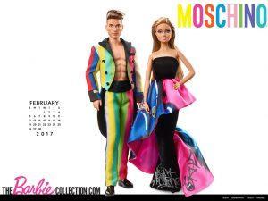 Calendario oficial de The Barbie Collection: febrero de 2017