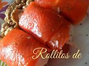 Rollitos salmon ahumado queso
