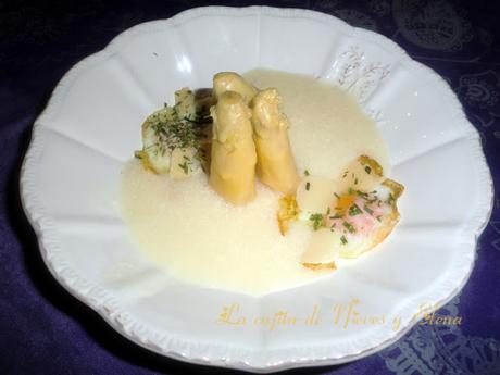 Sopa de parmesano y espárragos by Ferran Adriá