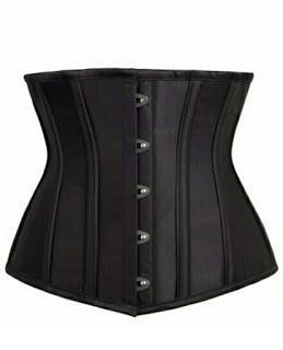 Corset negro por delante Corset negro por delante