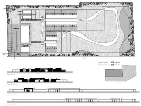 PARCELA Y ALZADOS copia PROYECTO SOLIDARIO PARA UN CENTRO DE RECUPERACIÓN DE GALGOS DISEÑADO POR A-CERO